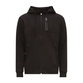 BOSS Regular Fit Sariq Black Zip-Up Hoodie