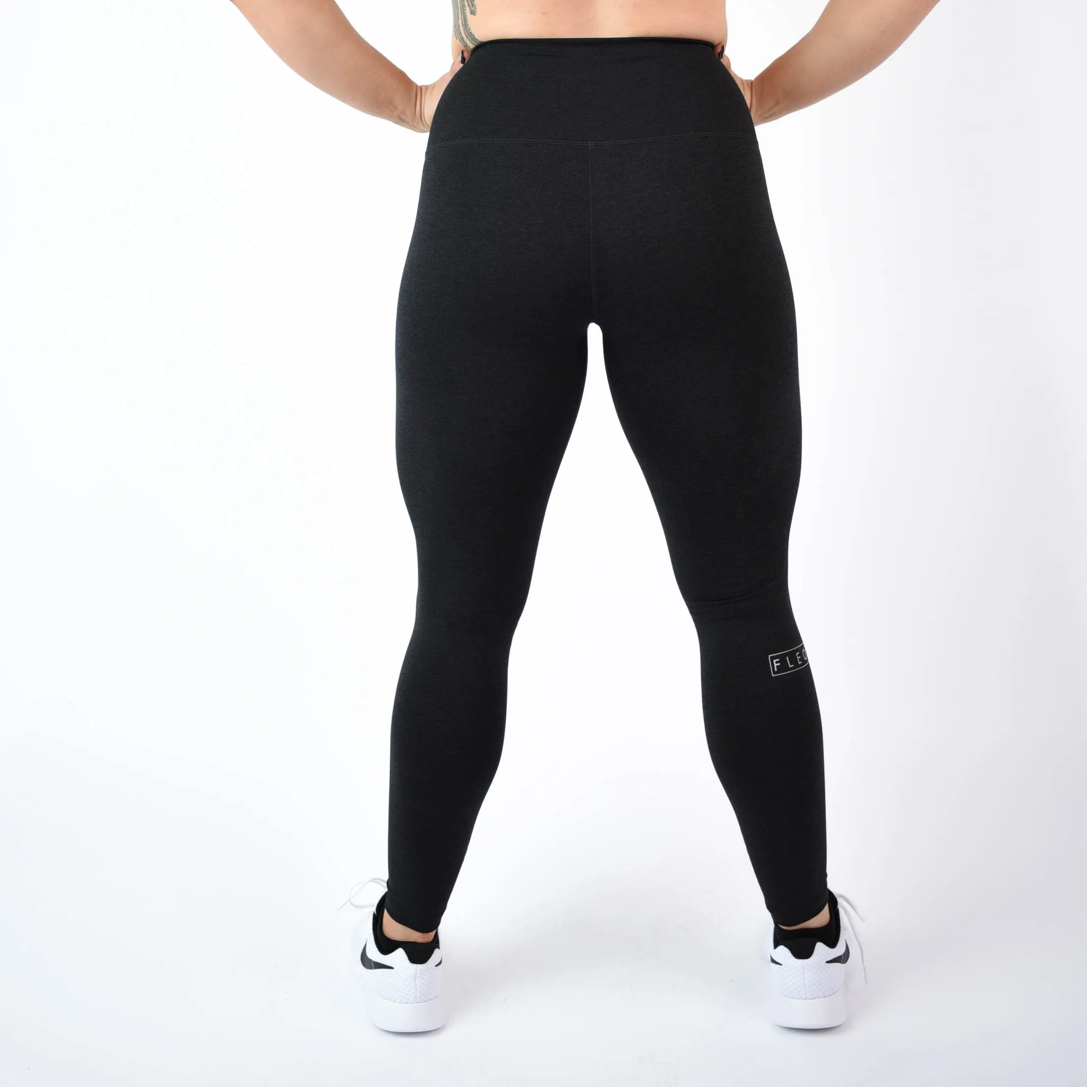 FLEO El Toro 25" Heather Black Leggings (Bounce)