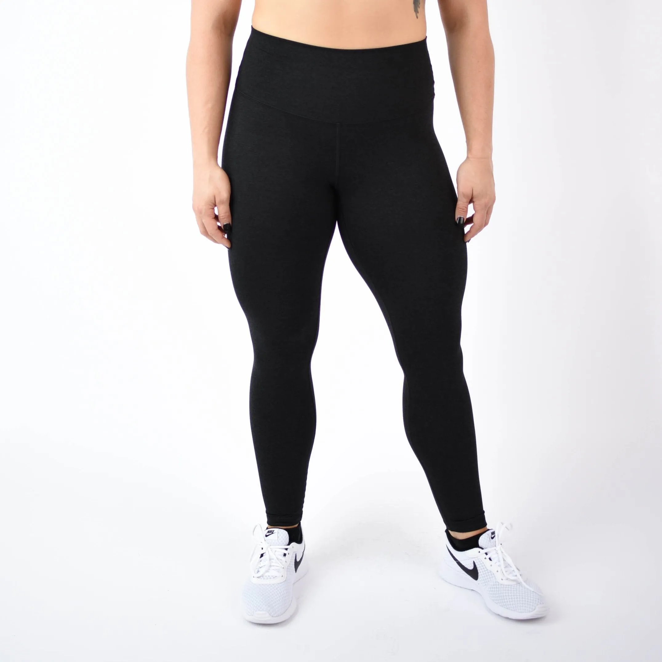 FLEO El Toro 25" Heather Black Leggings (Bounce)
