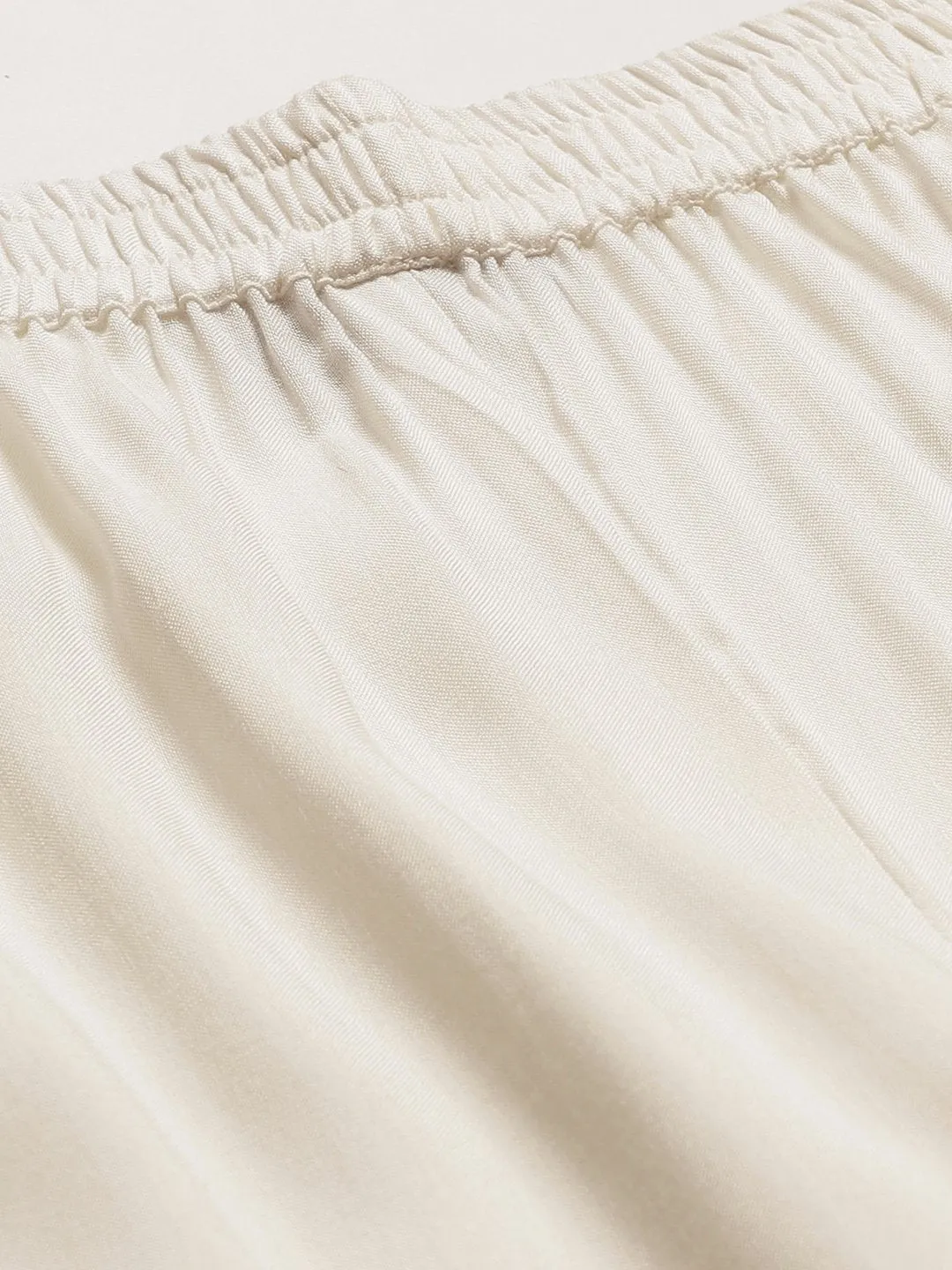 Women Off-White Falred Sharara