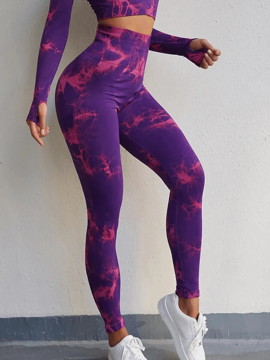 Women's High Waisted Elastic Tight Sport Leggings - SF1744